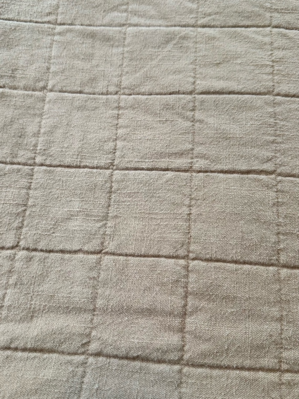 CASALUNA Heavyweight Linen Rayon Quilt Cover Blanket King USED - Picture 7 of 7
